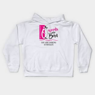 September Birthday Queen Kids Hoodie